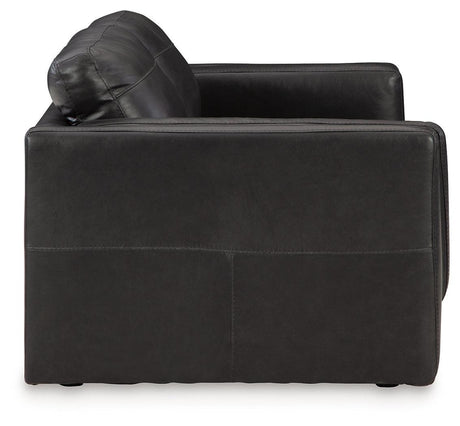 Amiata Onyx Sofa, Loveseat, Chair And Ottoman - Ella Furniture