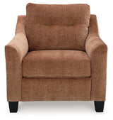 Amity Bay Clay Chenille Chair - Ella Furniture