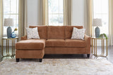 Amity Bay Clay Chenille Sofa Chaise - Ella Furniture