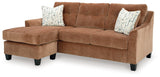 Amity Bay Clay Chenille Sofa Chaise - Ella Furniture
