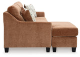 Amity Bay Clay Chenille Sofa Chaise - Ella Furniture