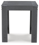 Amora Charcoal Gray Outdoor Coffee Table With 2 End Tables - Ella Furniture