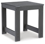 Amora Charcoal Gray Outdoor Coffee Table With 2 End Tables - Ella Furniture