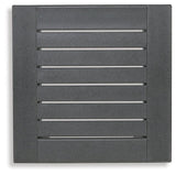 Amora Charcoal Gray Outdoor Sofa And Loveseat With Coffee Table And 2 End Tables - Ella Furniture