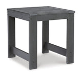 Amora Charcoal Gray Outdoor Sofa, Loveseat And 2 Lounge Chairs With Coffee Table And End Table - Ella Furniture