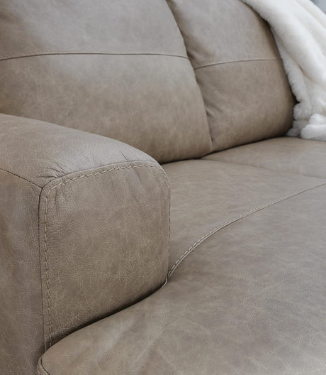 Amuleto Desert Leather 2-Piece Sectional with Chaise detail view