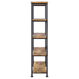 ANALIESE COLLECTION Analiese 2-piece 3-drawer Writing Desk Set Antique Nutmeg and Black 801541-S2 - Ella Furniture