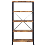 ANALIESE COLLECTION Analiese 2-piece 3-drawer Writing Desk Set Antique Nutmeg and Black 801541-S2 - Ella Furniture