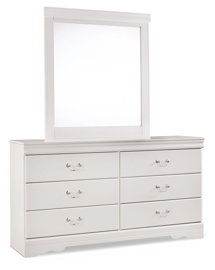 Anarasia White Sleigh Bedroom Set - Ella Furniture