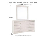 Anarasia White Sleigh Bedroom Set - Ella Furniture