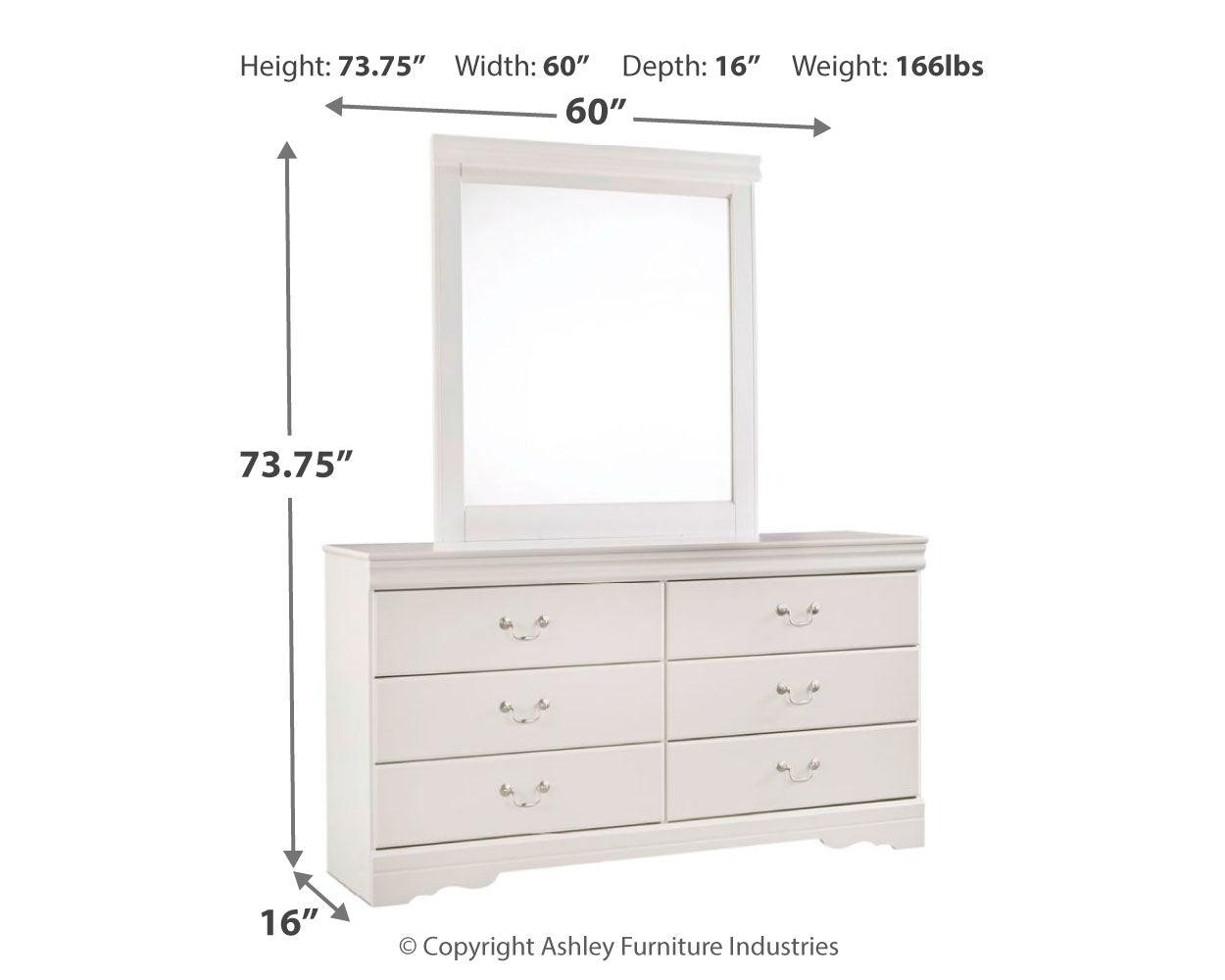 Anarasia White Sleigh Bedroom Set - Ella Furniture