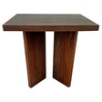 Andando Rectangular Solid Wood End Table Mango Brown 708497 - Ella Furniture
