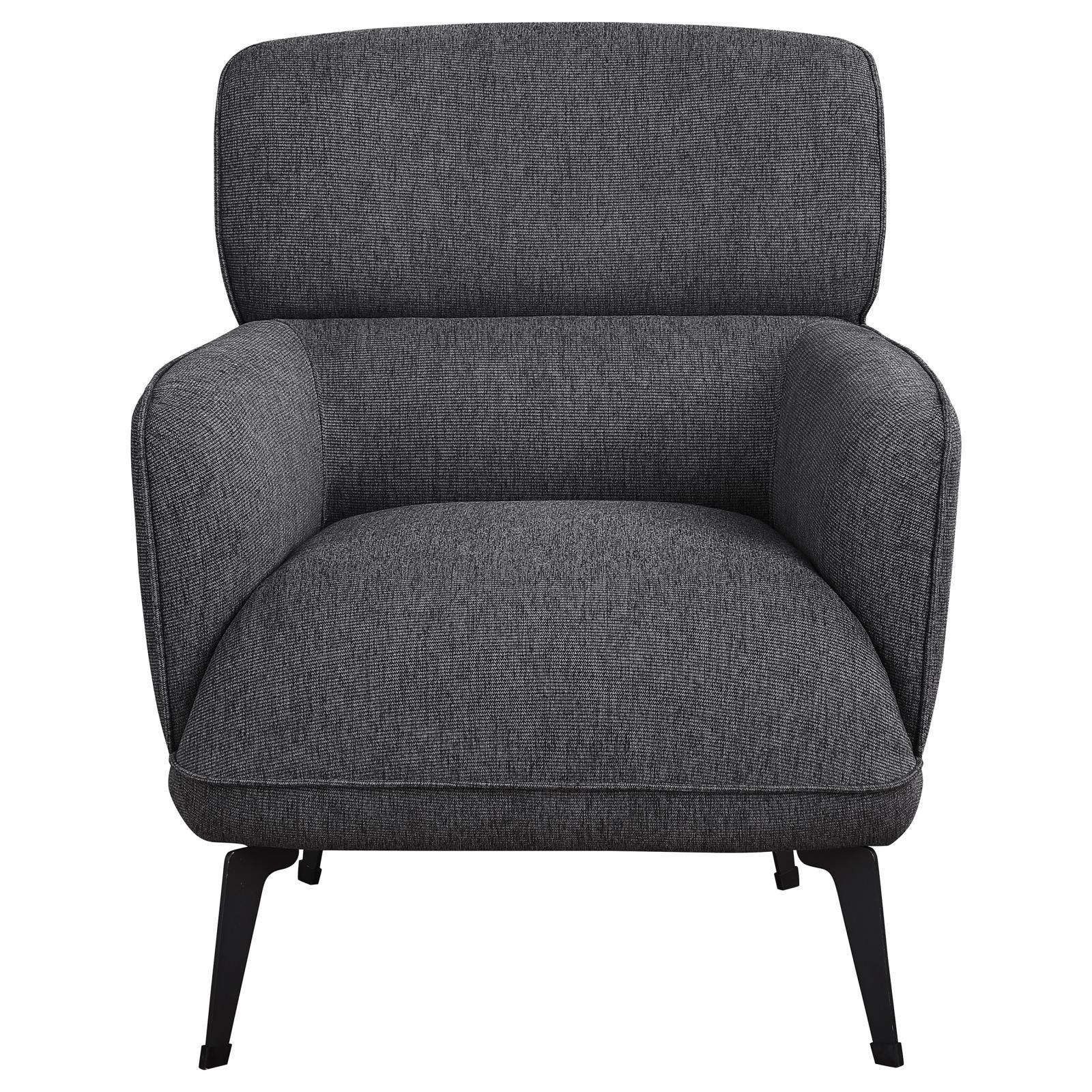Andrea Collection Andrea Heavy Duty High Back Accent Chair Grey 903082 - Ella Furniture