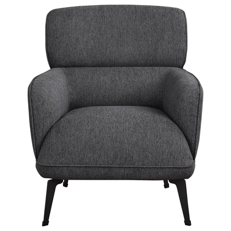 Andrea Collection Andrea Heavy Duty High Back Accent Chair Grey 903082 - Ella Furniture