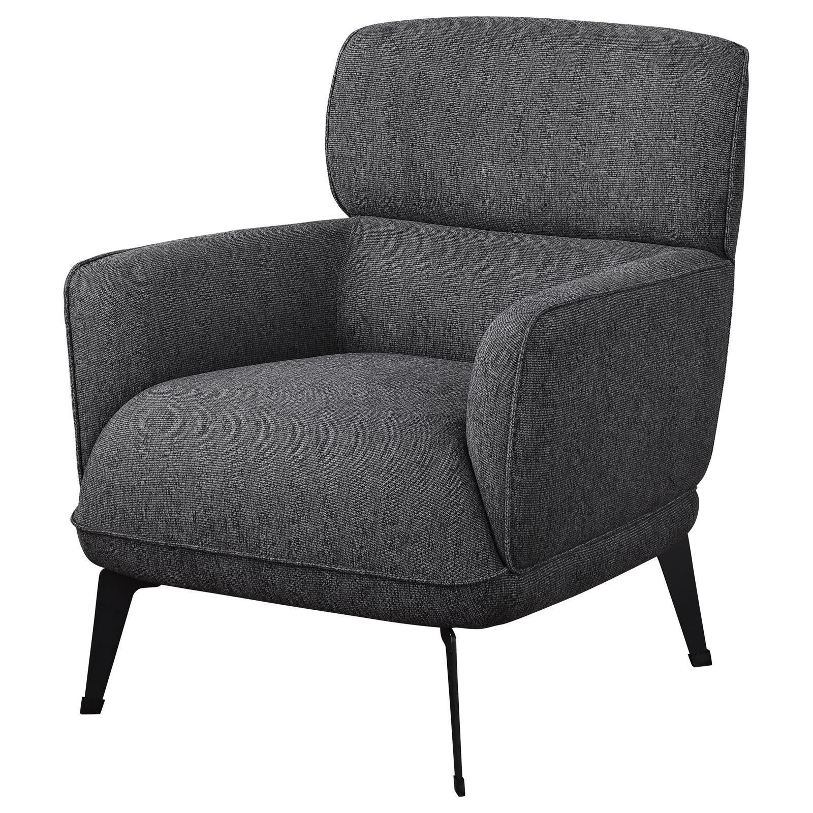 Andrea Collection Andrea Heavy Duty High Back Accent Chair Grey 903082 - Ella Furniture