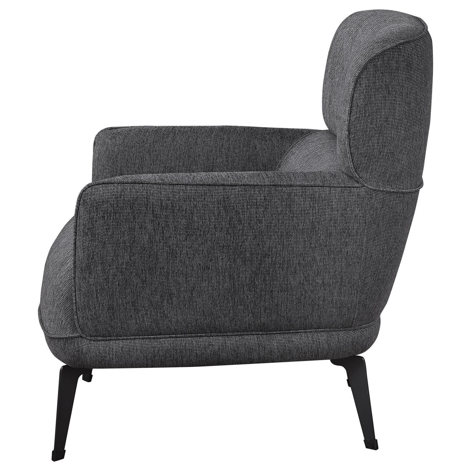 Andrea Collection Andrea Heavy Duty High Back Accent Chair Grey 903082 - Ella Furniture