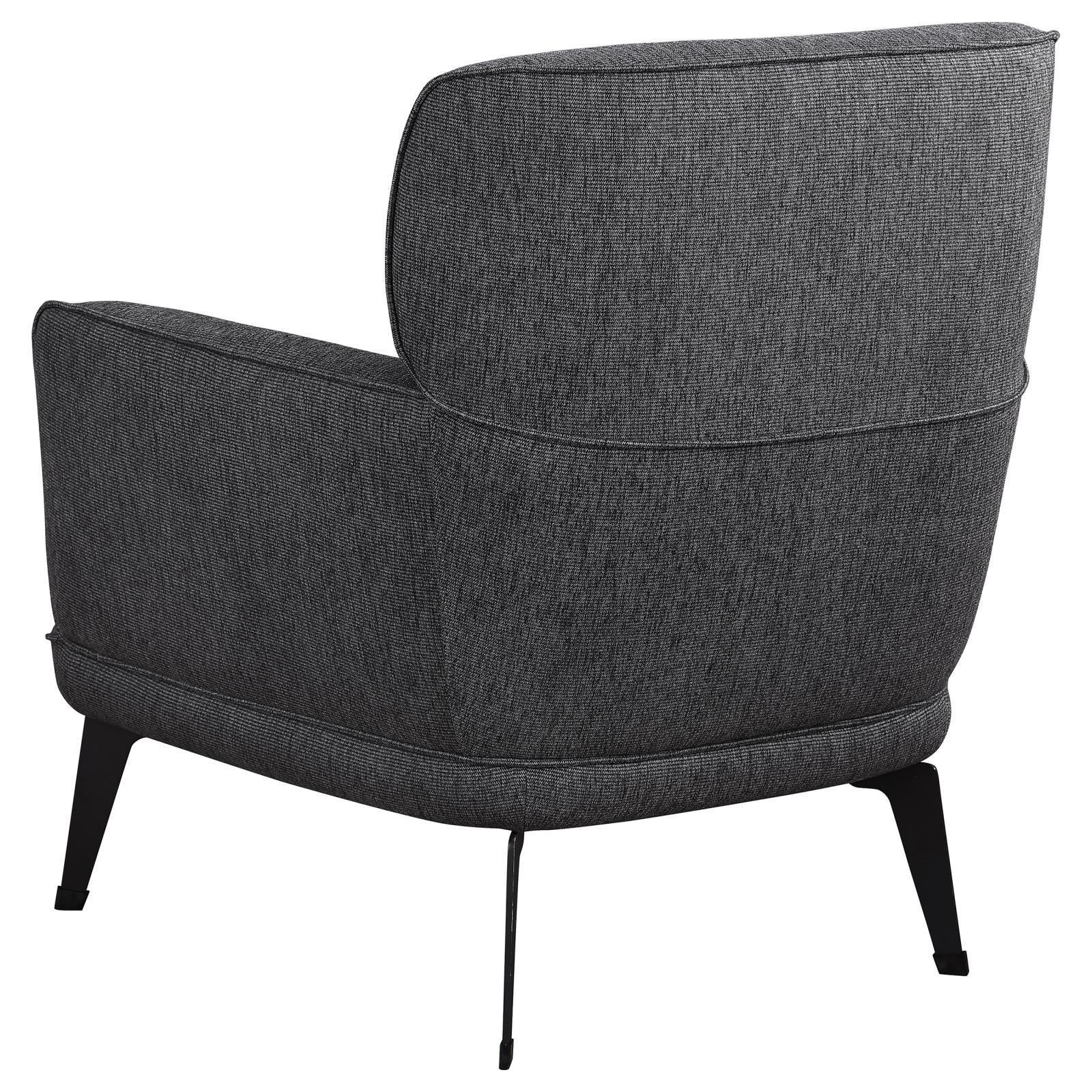 Andrea Collection Andrea Heavy Duty High Back Accent Chair Grey 903082 - Ella Furniture