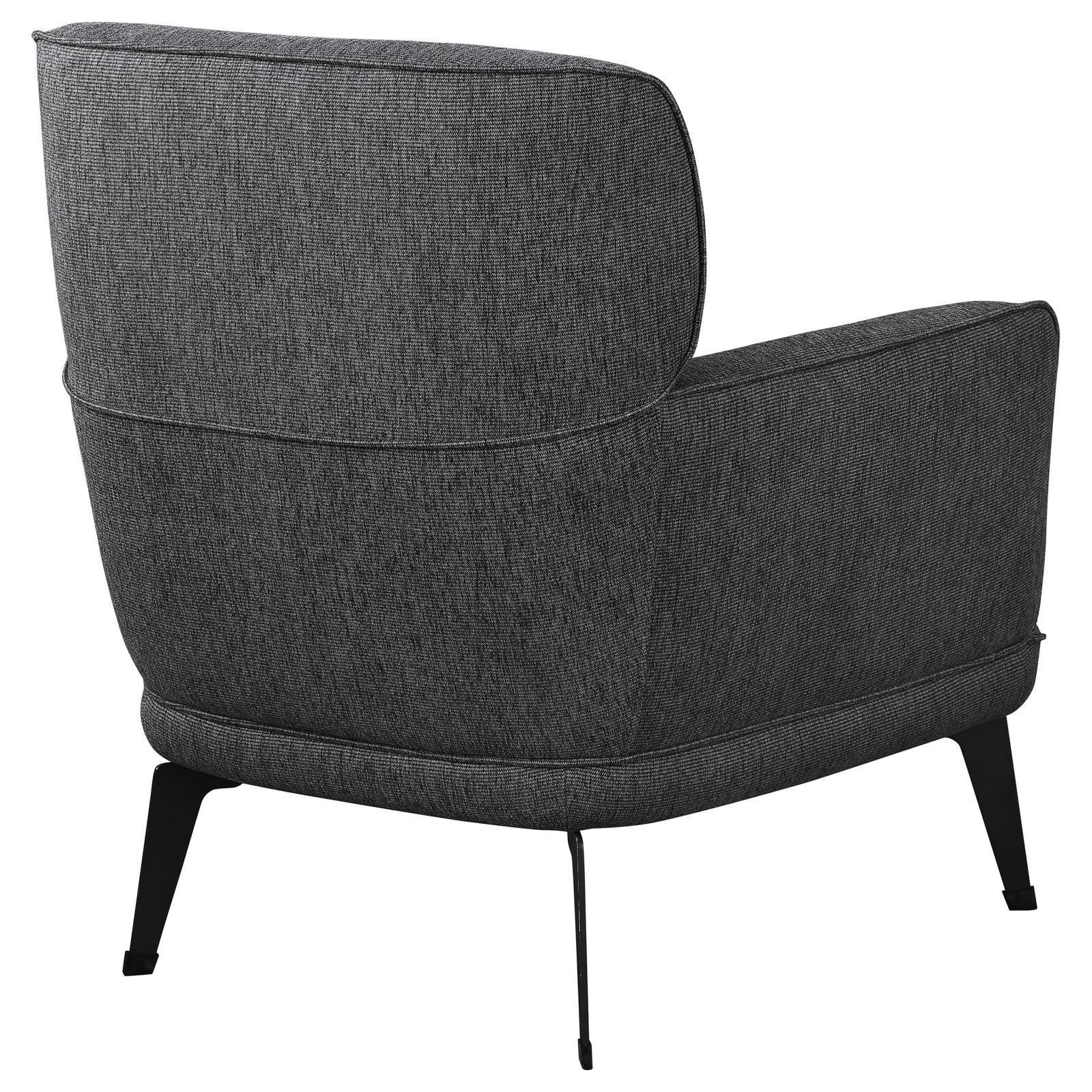 Andrea Collection Andrea Heavy Duty High Back Accent Chair Grey 903082 - Ella Furniture