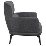 Andrea Collection Andrea Heavy Duty High Back Accent Chair Grey 903082 - Ella Furniture