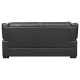Arabella Arabella Brown Faux Leather Three-Piece Living Room Set 506591-S3 - Ella Furniture
