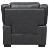 Arabella Arabella Brown Faux Leather Three-Piece Living Room Set 506591-S3 - Ella Furniture