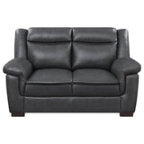 Arabella Arabella Brown Faux Leather Two-Piece Living Room Set 506591-S2 - Ella Furniture