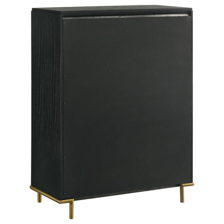 Arini Arini 5-Drawer Bedroom Chest Black 224335 - Ella Furniture
