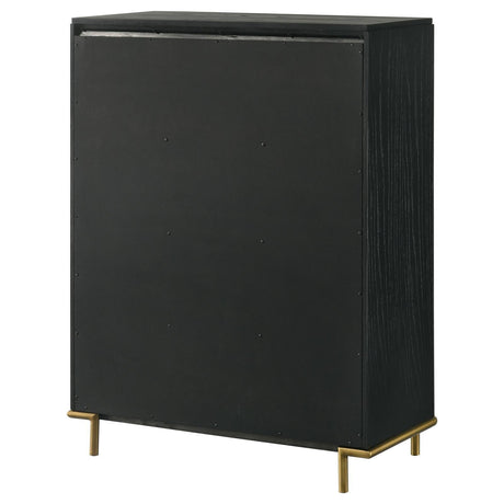 Arini Arini 5-Drawer Bedroom Chest Black 224335 - Ella Furniture