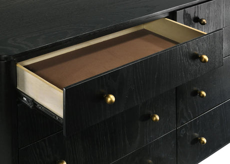 Arini Arini 8-Drawer Bedroom Dresser Black 224333 [ETA: 4/11/2024] - Ella Furniture