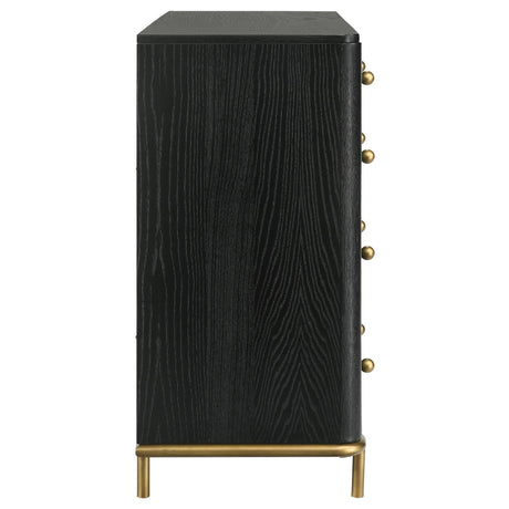Arini Arini 8-Drawer Bedroom Dresser Black 224333 [ETA: 4/11/2024] - Ella Furniture