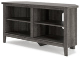 Arlenbry Gray Corner Tv Stand W275-46 - Ella Furniture