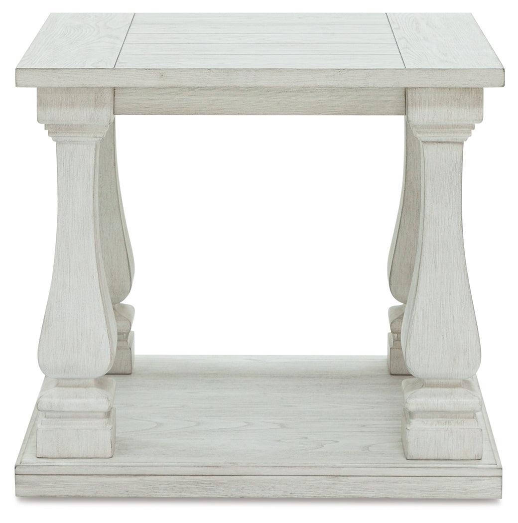 Arlendyne Antique White Coffee Table With 2 End Tables - Ella Furniture
