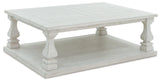 Arlendyne Antique White Coffee Table With 2 End Tables - Ella Furniture