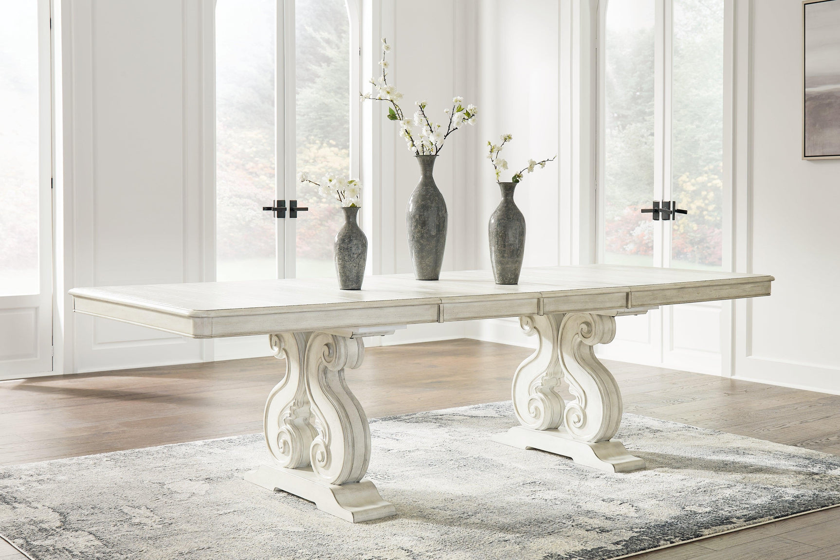 Arlendyne Antique White Rectangular Dining Room Set - Ella Furniture