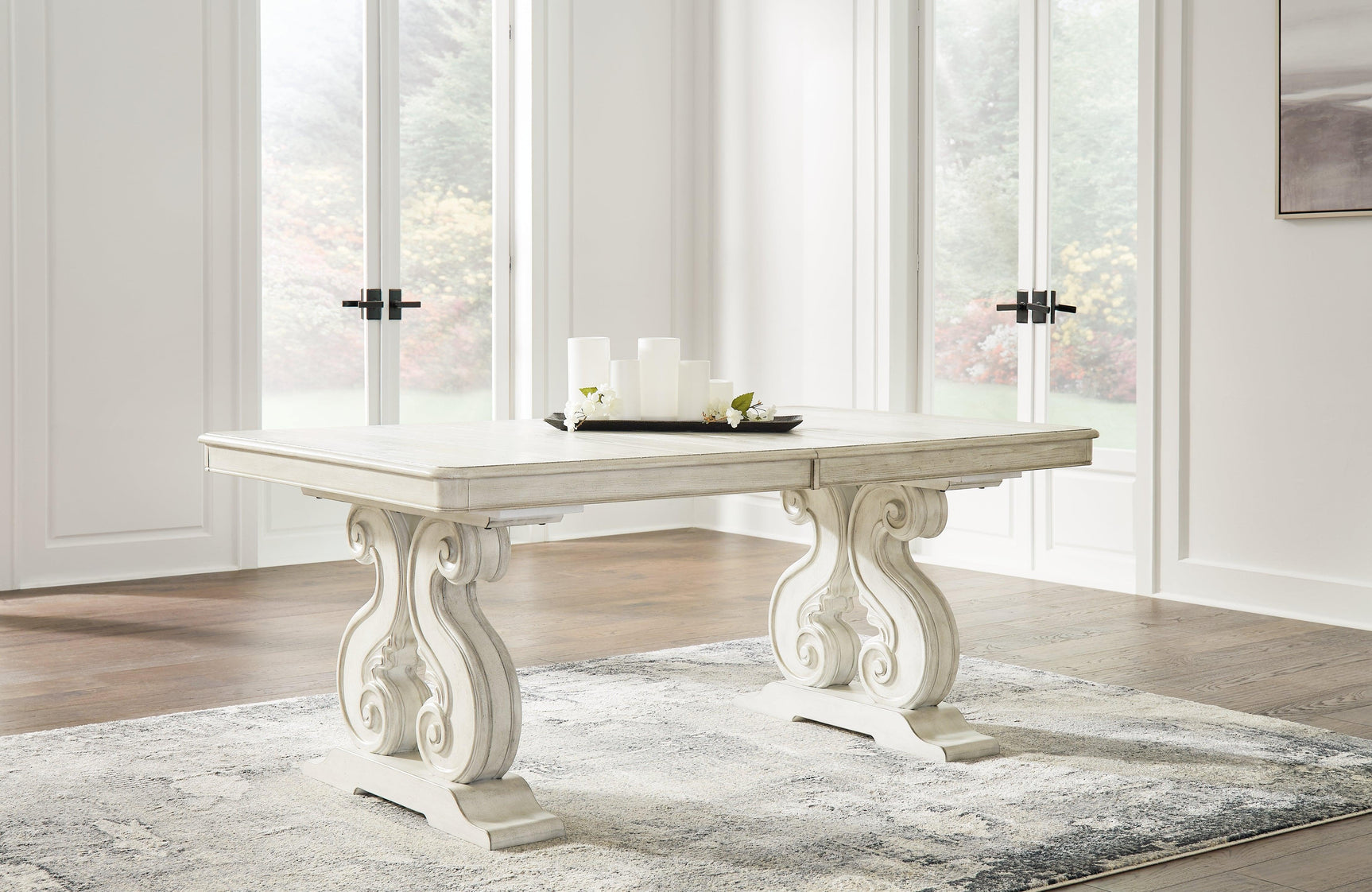 Arlendyne Antique White Rectangular Dining Room Set - Ella Furniture