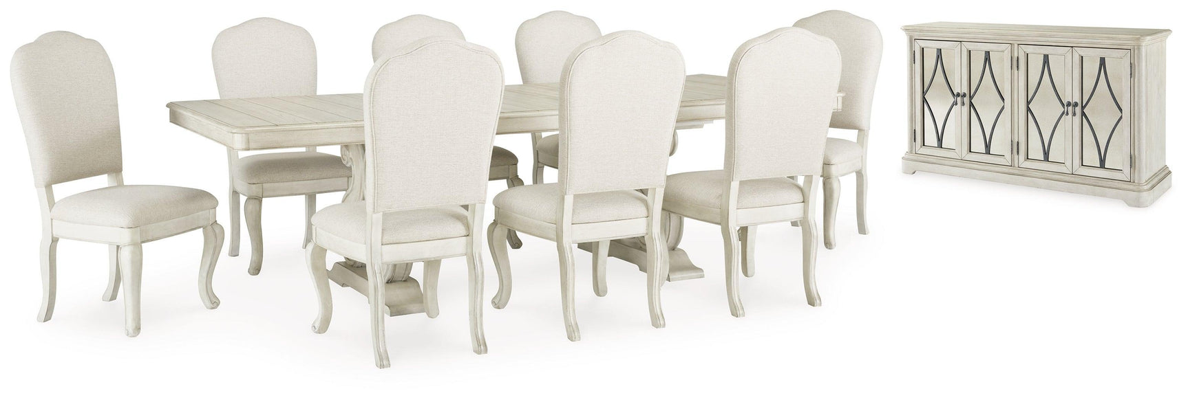 Arlendyne Antique White Rectangular Dining Room Set - Ella Furniture