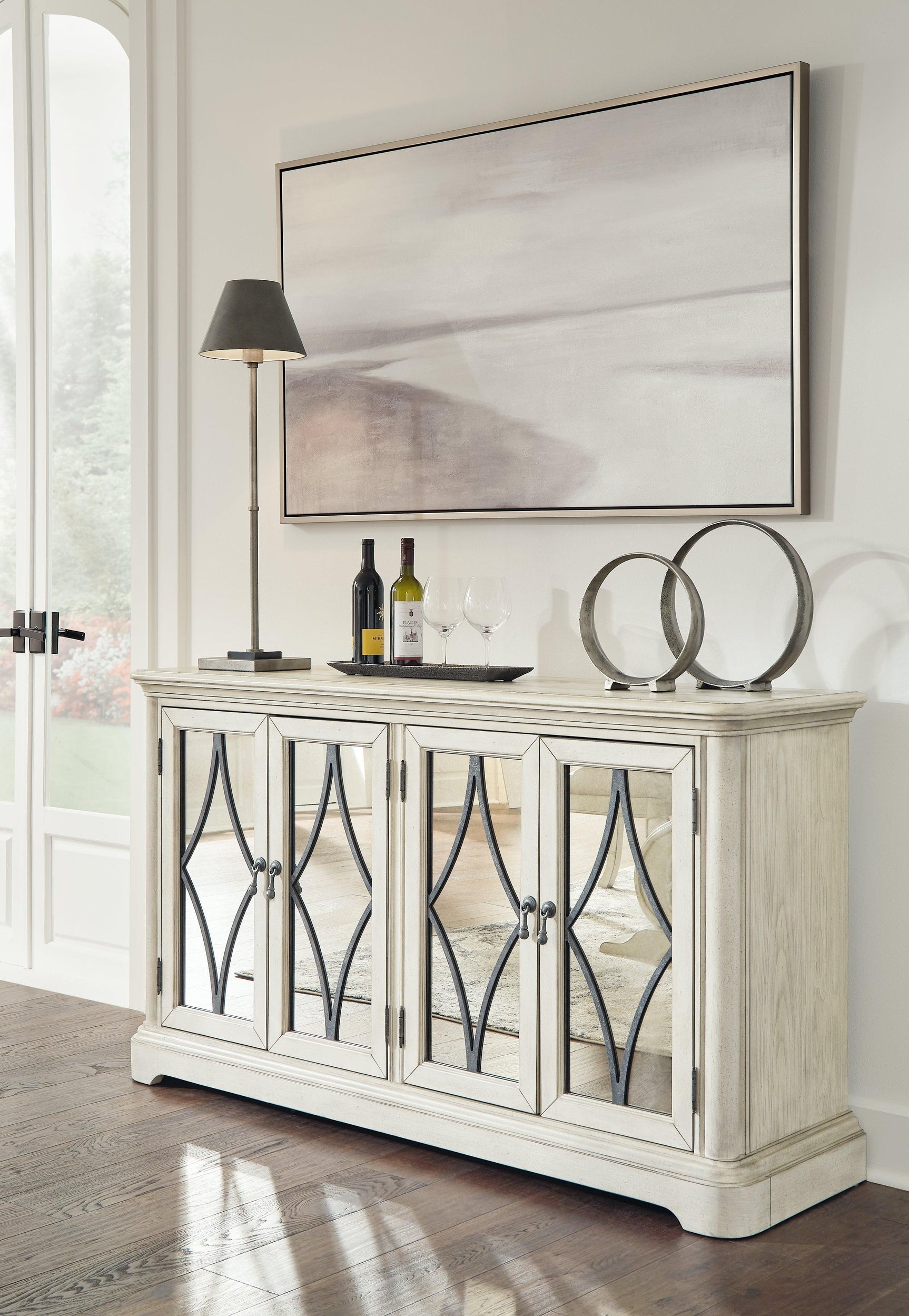 Arlendyne Antique White Rectangular Dining Room Set - Ella Furniture