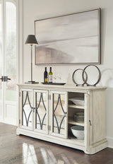 Arlendyne Antique White Rectangular Dining Room Set - Ella Furniture