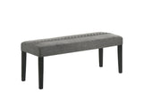 Arlene Gray Traditional Fabric Modern Wood Rectangular Dining Room Set - Ella Furniture