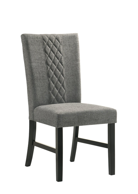 Arlene Gray Traditional Fabric Modern Wood Rectangular Dining Room Set - Ella Furniture