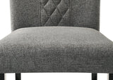 Arlene Gray Traditional Fabric Modern Wood Rectangular Dining Room Set - Ella Furniture