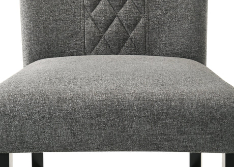 Arlene Gray Traditional Fabric Modern Wood Rectangular Dining Room Set - Ella Furniture