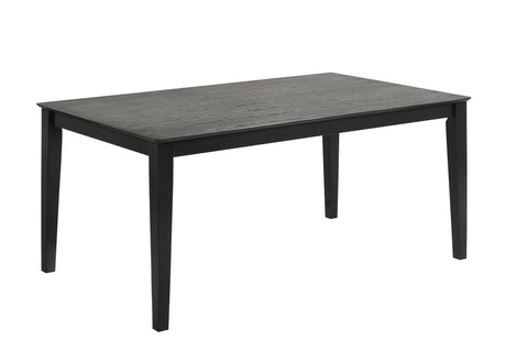 Arlene Gray Traditional Fabric Modern Wood Rectangular Dining Room Set - Ella Furniture