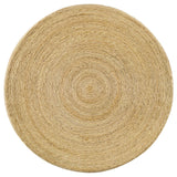 Artina Woven Rattan Round Coffee Table Natural Brown 708508 - Ella Furniture
