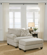 Asanti Fog Chair And Ottoman - Ella Furniture