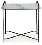 Ashber White/black Accent Table - Ella Furniture