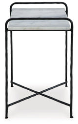 Ashber White/black Accent Table - Ella Furniture