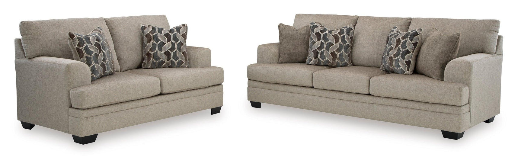 Ashley 595-04 Sofa & Loveseat Set - Ella Furniture