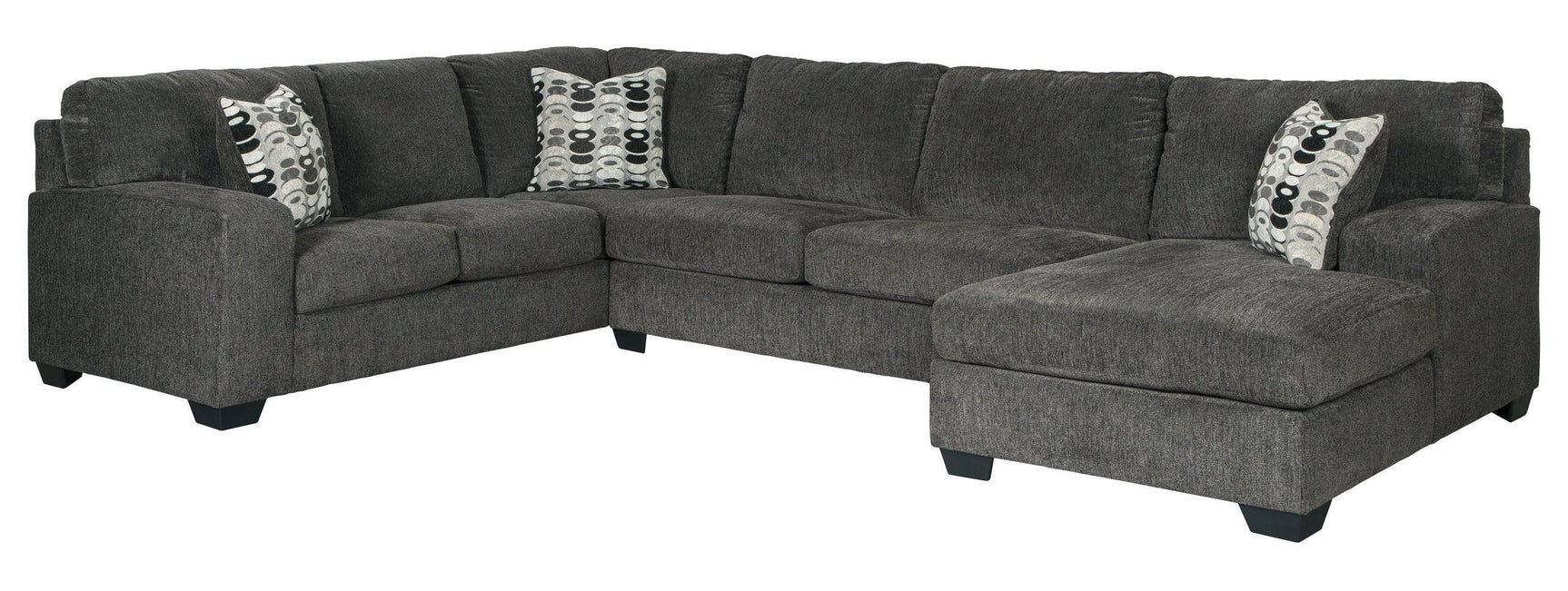 Ashley 807-03 Sectional (Smoke) - Ella Furniture