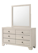 Atticus White Modern Contemporary Solid Wood And Veneers 6-Drawers Dresser - Ella Furniture